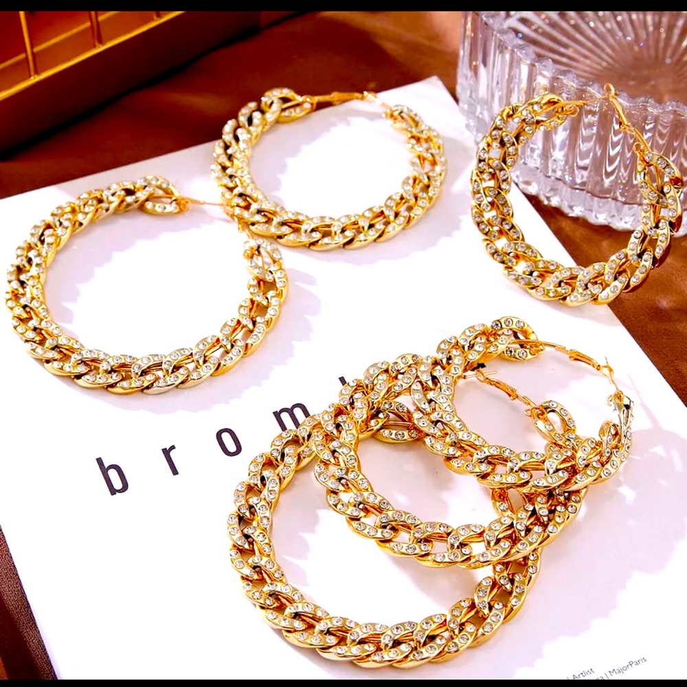 Earrings For Women Geometric Circle Gold Color Silver Color Earring